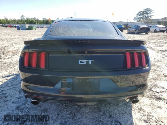 2015 Ford Mustang GT with VIN 1FA6P8CF2F5406500, listed as a Copart auction lot 54383875 with 101,180 mi miles and Salvage title. Bid and sale history available at DreamBid. Image 6.