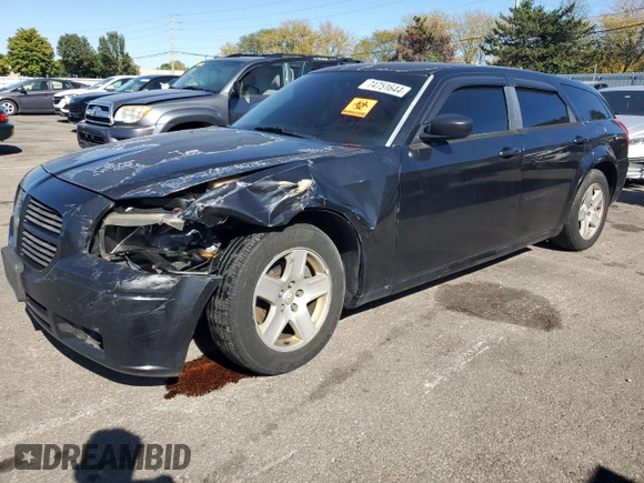 2005 Dodge Magnum SE z VIN 2D4FV48V55H533891, wystawiony jako Copart lot #74751644 z przebiegiem 287 869 mil mil oraz Szkoda całkowita • Salvage title. Historia ofert i sprzedaży dostępna na DreamBid. Obrazek 1.