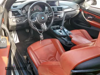 2015 BMW M4 with VIN WBS3R9C5XFK332533, listed as a Copart auction lot 57030615 with 97,739 mi miles and Salvage title. Bid and sale history available at DreamBid. Image 8.