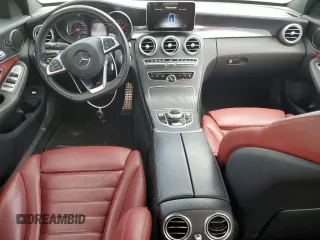 2017 Mercedes-Benz C C 300 with VIN 55SWF4JB9HU232141, listed as a Copart auction lot 52758905 with 86,645 mi miles and Salvage Title. Bid and sale history available at carsss.com. Image 8.