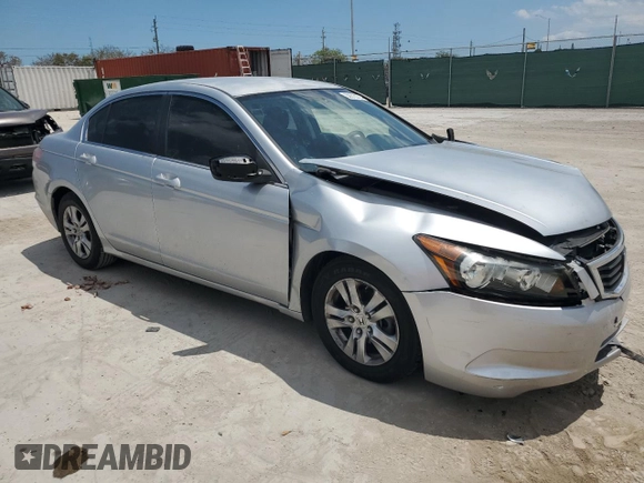 2009 Honda Accord LX-P with VIN 1HGCP26469A189325, listed as a Copart auction lot 52613275 with Not Provided miles and Salvage Title. Bid and sale history available at DreamBid. Image 4.