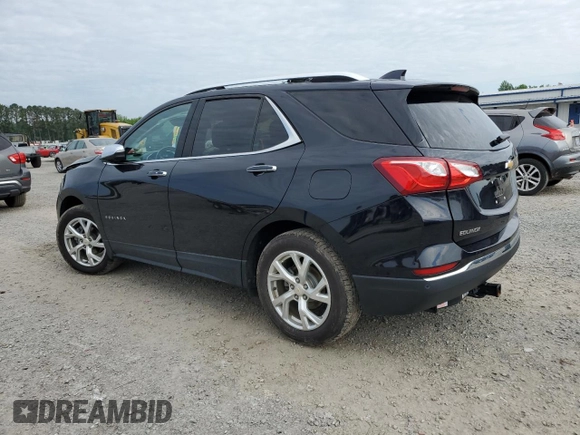 2020 Chevrolet Equinox Premier z VIN 2GNAXXEV2L6215315, wystawiony jako Copart lot #56130795 z przebiegiem 74 316 mil mil oraz Szkoda całkowita • Salvage title. Historia ofert i sprzedaży dostępna na DreamBid. Obrazek 2.