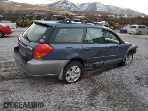 2005 Subaru Legacy Outback with VIN 4S4BP61C057371444, listed as a Copart auction lot 85390074 with Not provided miles and Salvage title. Bid and sale history available at DreamBid. Image 3.