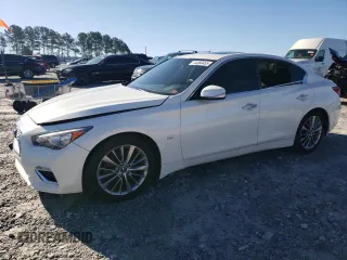 2019 Infiniti Q50 Luxe with VIN JN1EV7AR7KM554549, listed as a Copart auction lot 44369455 with 70,076 mi miles and Salvage title. Bid and sale history available at DreamBid. Image 1.