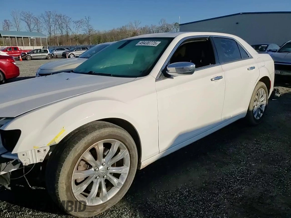 2017 Chrysler 300 with VIN 2C3CCAKG1HH565678, listed as a Copart auction lot 49438775 with 124,460 mi miles and Salvage Title. Bid and sale history available at carsss.com. Image 11.