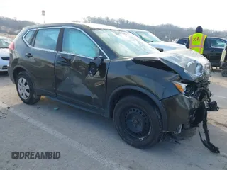 2017 Nissan Rogue S with VIN KNMAT2MT7HP544512, listed as a IAAI auction lot 41578349 with 164,660 mi miles. Bid and sale history available at carsss.com. Image 1.