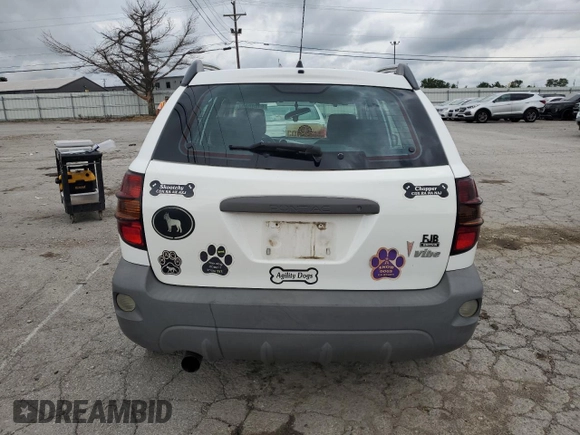 2008 Pontiac Vibe with VIN 5Y2SL65878Z411436, listed as a Copart auction lot 73506024 with 299,999 mi miles and Salvage Title. Bid and sale history available at carsss.com. Image 6.