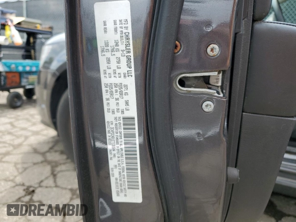 2014 Dodge Journey American Value with VIN 3C4PDCAB1ET135504, listed as a Copart auction lot 58803645 with 164,501 mi miles and Clean title. Bid and sale history available at DreamBid. Image 13.
