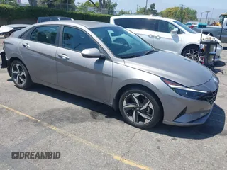 2023 Hyundai Elantra SEL with VIN KMHLS4AG1PU577130, listed as a IAAI auction lot 42487764 with 14,349 mi miles and . Bid and sale history available at DreamBid. Image 1.