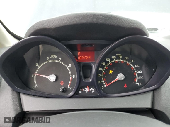 2012 Ford Fiesta S with VIN 3FADP4AJ6CM111249, listed as a Copart auction lot 53704875 with 87,472 mi miles and Salvage Title. Bid and sale history available at DreamBid. Image 9.