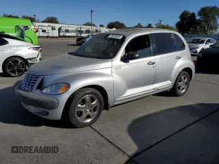 2002 Chrysler PT Cruiser Limited with VIN 3C8FY68B72T244633, listed as a Copart auction lot 73039824 with 219,791 mi miles and Salvage Title. Bid and sale history available at DreamBid. Image 1.