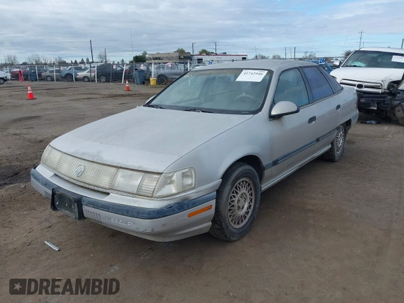 1991 Mercury Sable with VIN 1MECM50U6MG615570, listed as a IAAI auction lot 41742946 with 19,426 mi miles and . Bid and sale history available at DreamBid. Image 2.