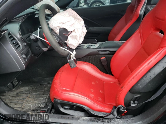 2018 Chevrolet Corvette Z51 1LT with VIN 1G1YG2D71J5106441, listed as a Copart auction lot 47322195 with 15,772 mi miles and Salvage Title. Bid and sale history available at carsss.com. Image 7.
