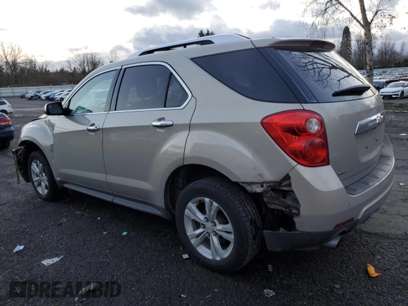 2012 Chevrolet Equinox LTZ with VIN 2GNFLGE54C6198597, listed as a Copart auction lot 87184144 with 164,053 mi miles and Salvage Title. Bid and sale history available at carsss.com. Image 2.