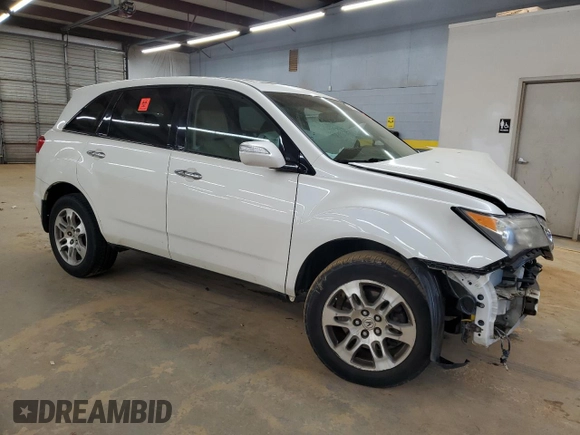 2009 Acura MDX Tech/Entertainment Pkg with VIN 2HNYD28409H514427, listed as a Copart auction lot 50689995 with 0 mi miles and Salvage Title. Bid and sale history available at carsss.com. Image 4.