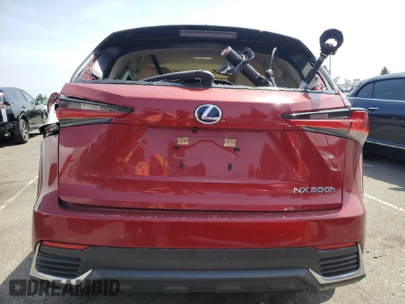 2020 Lexus NX with VIN JTJGJRDZ7L5009324, listed as a Copart auction lot 54719055 with 60,353 mi miles and Salvage Title. Bid and sale history available at carsss.com. Image 6.