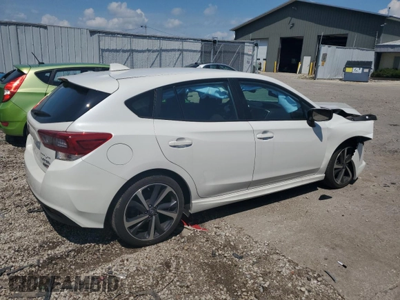 2022 Subaru Impreza Special Sports with VIN 4S3GTAJ60N1714307, listed as a Copart auction lot 63084904 with 24,555 mi miles and Salvage title. Bid and sale history available at DreamBid. Image 3.