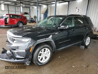 2024 Jeep Grand Cherokee Limited with VIN 1C4RJHBG4RC696595, listed as a Copart auction lot 53904275 with 32,636 mi miles and Salvage title. Bid and sale history available at DreamBid. Image 1.