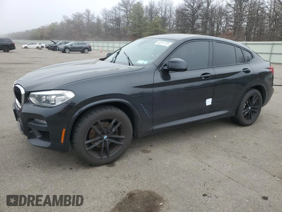 2020 BMW X4 xDrive30i z VIN 5UX2V1C08L9B97027, wystawiony jako Copart lot #50574175 z przebiegiem 124 221 mil mil oraz Szkoda całkowita • Salvage title. Historia ofert i sprzedaży dostępna na DreamBid. Obrazek 1.