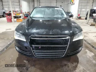 2013 Audi A8 L 3.0L with VIN WAURGAFD1DN000436, listed as a Copart auction lot 44382755 with 138,900 mi miles and Salvage Title. Bid and sale history available at carsss.com. Image 5.