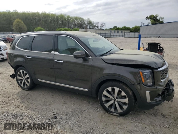2021 Kia Telluride S with VIN 5XYP64HC1MG190099, listed as a Copart auction lot 51668005 with 60,978 mi miles and Salvage title. Bid and sale history available at DreamBid. Image 4.