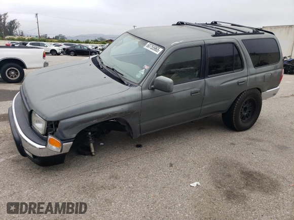 1999 Toyota 4Runner SR5 with VIN JT3GN86R4X0095939, listed as a Copart auction lot 60755965 with 276,622 mi miles and Salvage title. Bid and sale history available at DreamBid. Image 1.