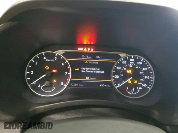 2021 Nissan Sentra SV with VIN 3N1AB8CV9MY230557, listed as a Copart auction lot 52199495 with 72,095 mi miles and Salvage Title. Bid and sale history available at DreamBid. Image 9.