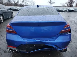 2022 Genesis G70 3.3T with VIN KMTG54TEXNU102485, listed as a Copart auction lot 79568824 with Not Provided miles and Salvage Title. Bid and sale history available at carsss.com. Image 6.