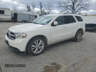 2012 Dodge Durango Crew with VIN 1C4SDJDTXCC217582, listed as a Copart auction lot 48042695 with 176,202 mi miles and Salvage Title. Bid and sale history available at carsss.com. Image 1.
