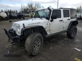 2015 Jeep Wrangler Unlimited Rubicon with VIN 1C4BJWFGXFL693566, listed as a Copart auction lot 46628765 with 70,128 mi miles and Salvage Title. Bid and sale history available at carsss.com. Image 1.