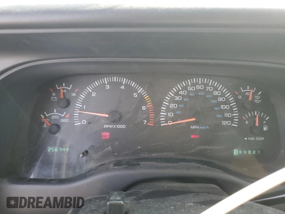2000 Dodge Dakota Sport with VIN 1B7GL22N7YS515605, listed as a Copart auction lot 50796185 with 256,744 mi miles and Salvage Title. Bid and sale history available at carsss.com. Image 9.