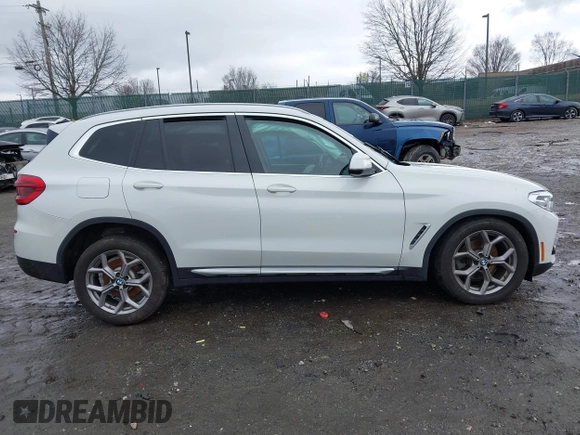 2020 BMW X3 xDrive30i with VIN 5UXTY5C0XL9D36965, listed as a IAAI auction lot 41578019 with Not Provided miles and . Bid and sale history available at DreamBid. Image 12.