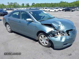 2007 Toyota Camry CE with VIN JTNBE46K773029333, listed as a IAAI auction lot 42049061 with 148,600 mi miles. Bid and sale history available at carsss.com. Image 1.