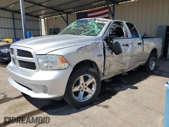 2017 Ram 1500 Express with VIN 1C6RR6FT1HS585275, listed as a Copart auction lot 57252115 with 102,974 mi miles and Clean title. Bid and sale history available at DreamBid. Image 1.