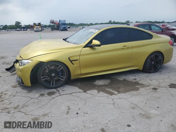 2015 BMW M4 with VIN WBS3R9C51FK334817, listed as a Copart auction lot 53521564 with 51,403 mi miles. Bid and sale history available at carsss.com. Image 1.