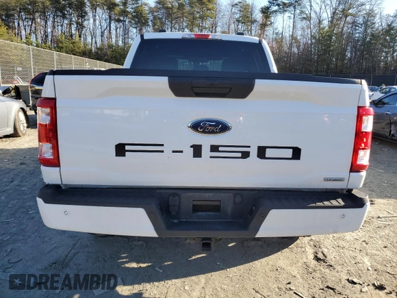 2022 Ford F-150 XL with VIN 1FTFW1E86NFA43114, listed as a Copart auction lot 49615245 with 66,614 mi miles and Salvage Title. Bid and sale history available at carsss.com. Image 6.