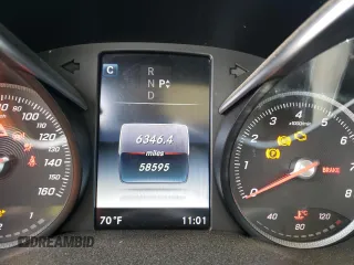 2020 Mercedes-Benz CLA with VIN W1K5J4HB0LN088819, listed as a Copart auction lot 58633461 with 58,595 mi miles. Bid and sale history available at carsss.com. Image 8.