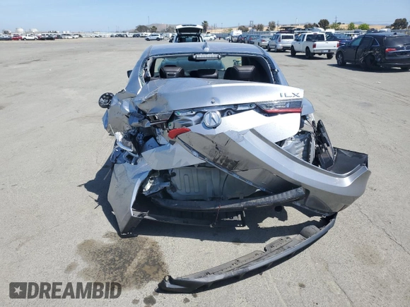 2020 Acura ILX Premium with VIN 19UDE2F71LA005131, listed as a Copart auction lot 54714075 with 74,358 mi miles and Salvage title. Bid and sale history available at DreamBid. Image 6.