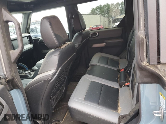 2022 Ford Bronco with VIN 1FMEE5BP0NLB66468, listed as a Copart auction lot 48975895 with 11,837 mi miles and Salvage Title. Bid and sale history available at carsss.com. Image 11.