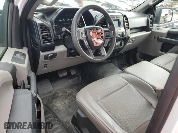 2019 Ford F-150 XL with VIN 1FTMF1CB9KKE81876, listed as a Copart auction lot 81753954 with 35,535 mi miles and Salvage title. Bid and sale history available at DreamBid. Image 8.