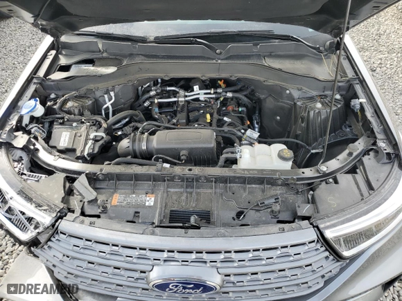 2023 Ford Explorer XLT with VIN 1FMSK8DH6PGB80633, listed as a Copart auction lot 48258395 with 14,965 mi miles and Salvage Title. Bid and sale history available at carsss.com. Image 11.