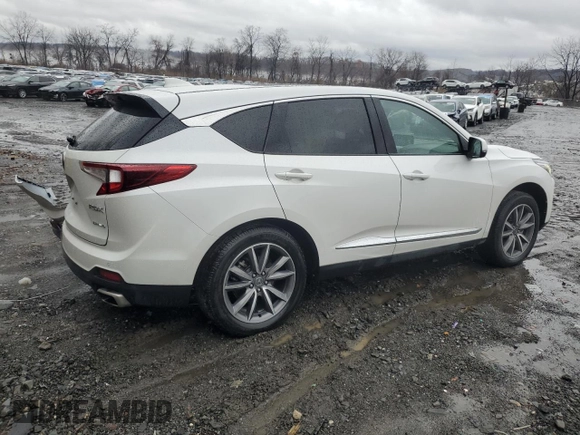 2023 Acura RDX w/Technology Package with VIN 5J8TC2H56PL004094, listed as a Copart auction lot 84284554 with 41,386 mi miles and Salvage Title. Bid and sale history available at carsss.com. Image 3.
