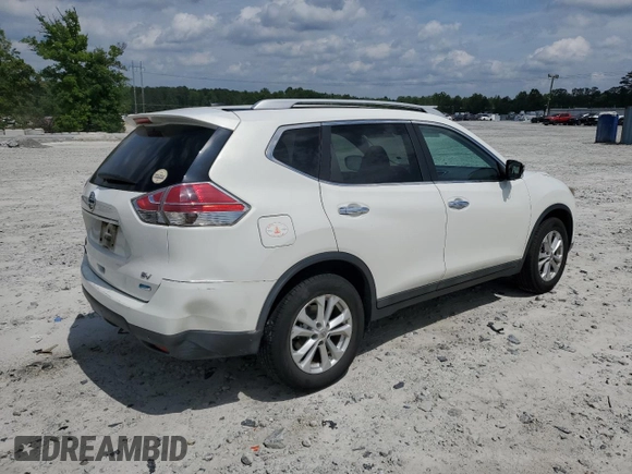 2014 Nissan Rogue SV with VIN 5N1AT2MT6EC753383, listed as a Copart auction lot 55392985 with 165,720 mi miles and Clean Title. Bid and sale history available at carsss.com. Image 3.
