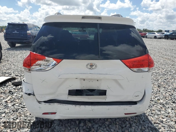 2011 Toyota Sienna LE AAS with VIN 5TDKK3DC9BS100400, listed as a Copart auction lot 62060125 with 210,274 mi miles and Salvage title. Bid and sale history available at DreamBid. Image 6.