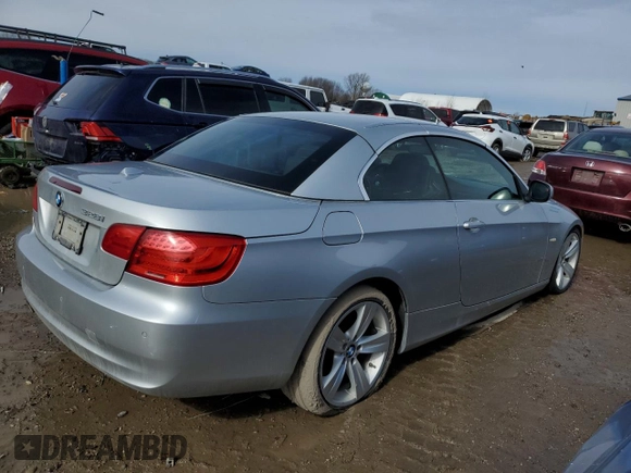 2011 BMW 3 Series 328i with VIN WBADW3C50BE538600, listed as a Copart auction lot 46969545 with 109,511 mi miles and Clean Title. Bid and sale history available at carsss.com. Image 3.