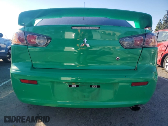 2010 Mitsubishi Lancer GTS with VIN JA32U8FW2AU010576, listed as a Copart auction lot 81157694 with 192,817 mi miles and Salvage Title. Bid and sale history available at DreamBid. Image 6.