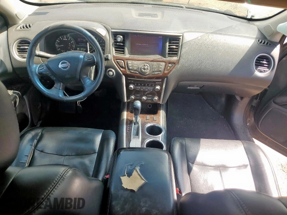 2015 Nissan Pathfinder SL with VIN 5N1AR2MN0FC630745, listed as a Copart auction lot 58517015 with 178,291 mi miles and Salvage title. Bid and sale history available at DreamBid. Image 8.