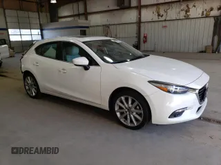 2017 Mazda 3 Grand Touring with VIN 3MZBN1M34HM143009, listed as a Copart auction lot 46926945 with 75,424 mi miles and Salvage Title. Bid and sale history available at carsss.com. Image 4.