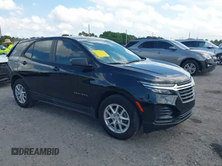 2024 Chevrolet Equinox LS z VIN 3GNAXHEG2RL155399, wystawiony jako IAAI lot #41897926 z przebiegiem 19 544 mil mil oraz . Historia ofert i sprzedaży dostępna na DreamBid. Obrazek 1.