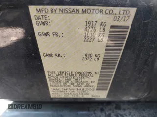 2017 Nissan Altima S z VIN 1N4AL3AP2HN344202, wystawiony jako IAAI lot #42177650 z przebiegiem 106 359 mil mil oraz . Historia ofert i sprzedaży dostępna na DreamBid. Obrazek 9.